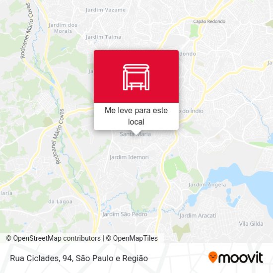 Rua Ciclades, 94 mapa