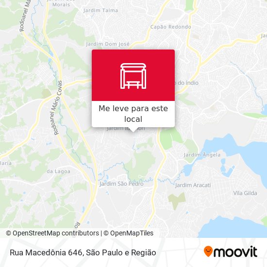 Rua Macedônia 646 mapa