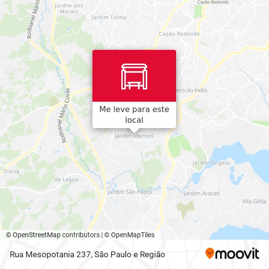 Rua Mesopotania 237 mapa