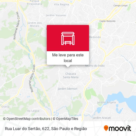 Rua Luar do Sertão, 765 mapa
