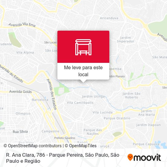 R. Ana Clara, 786 - Parque Pereira, São Paulo mapa