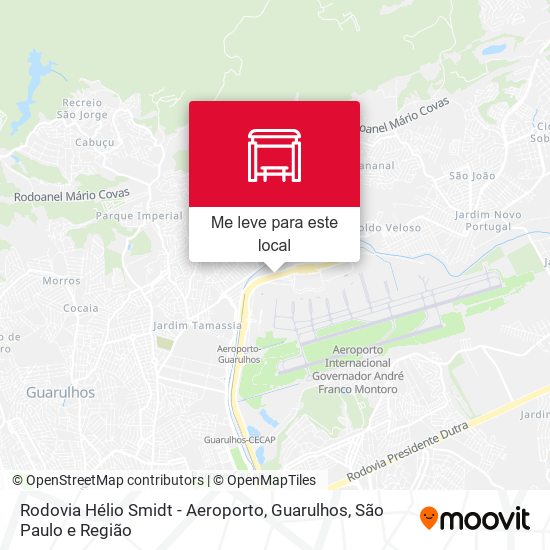 Rodovia Hélio Smidt - Aeroporto, Guarulhos mapa