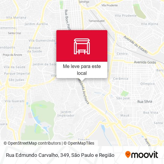 Rua Edmundo Carvalho, 349 mapa
