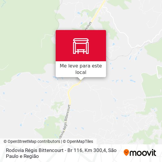 Rodovia Régis Bittencourt - Br 116, Km 300,4 mapa