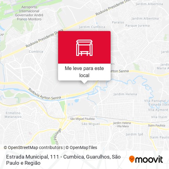 Estrada Municipal, 111 - Cumbica, Guarulhos mapa