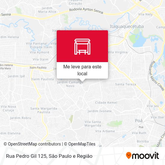 Rua Pedro Gil 125 mapa