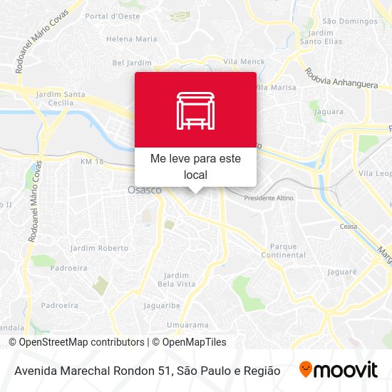 Avenida Marechal Rondon 51 mapa