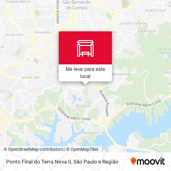 Ponto Final do Terra Nova II mapa