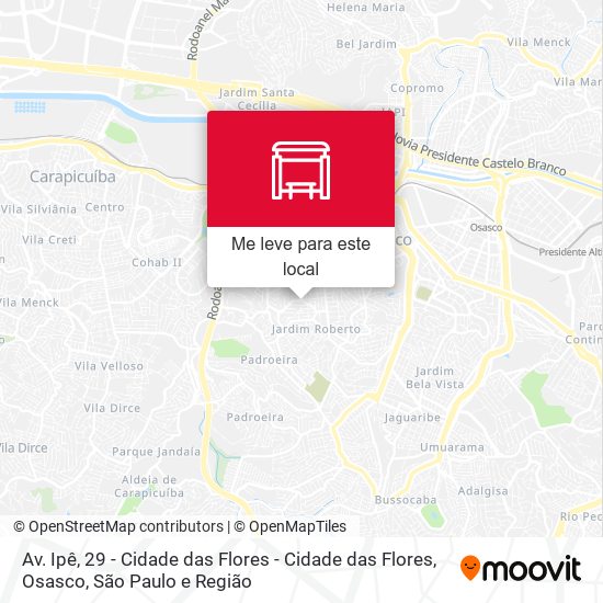 Av. Ipê, 29 - Cidade das Flores - Cidade das Flores, Osasco mapa