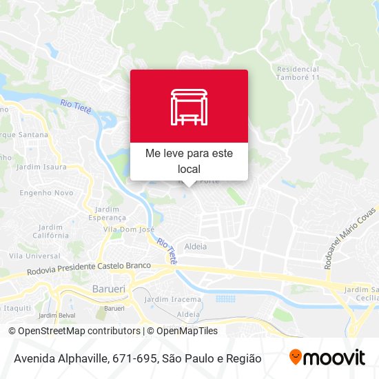 Avenida Alphaville, 671-695 mapa
