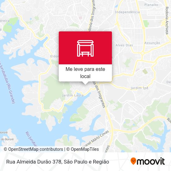 Rua Almeida Durão 378 mapa