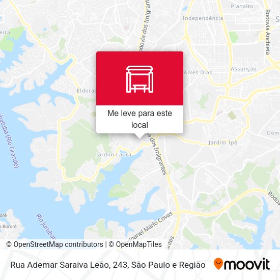 Rua Ademar Saraiva Leão, 243 mapa