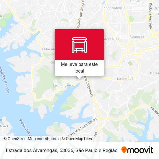 Estrada dos Alvarengas, 53036 mapa