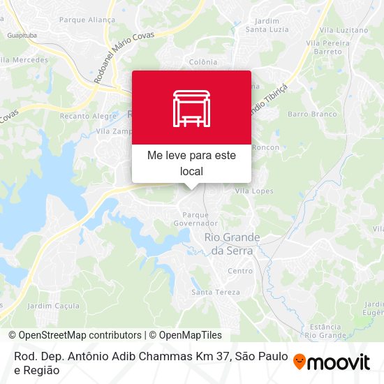 Rod. Dep. Antônio Adib Chammas Km 37 mapa