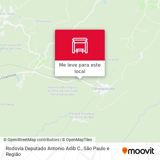 Rodovia Deputado Antonio Adib C. mapa