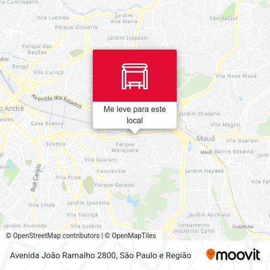Avenida João Ramalho 2800 mapa
