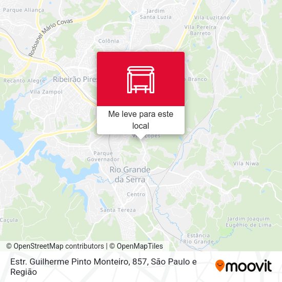 Estr. Guilherme Pinto Monteiro, 857 mapa
