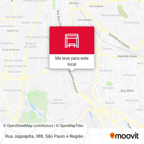 Rua Jaguapita, 388 mapa