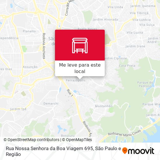 Rua Nossa Senhora da Boa Viagem 695 mapa