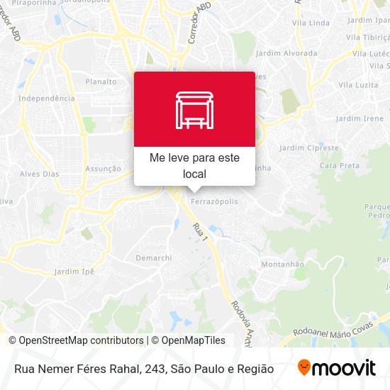 Rua Nemer Féres Rahal, 243 mapa