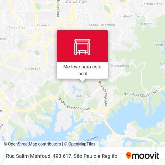 Rua Salim Mahfoud, 493-617 mapa