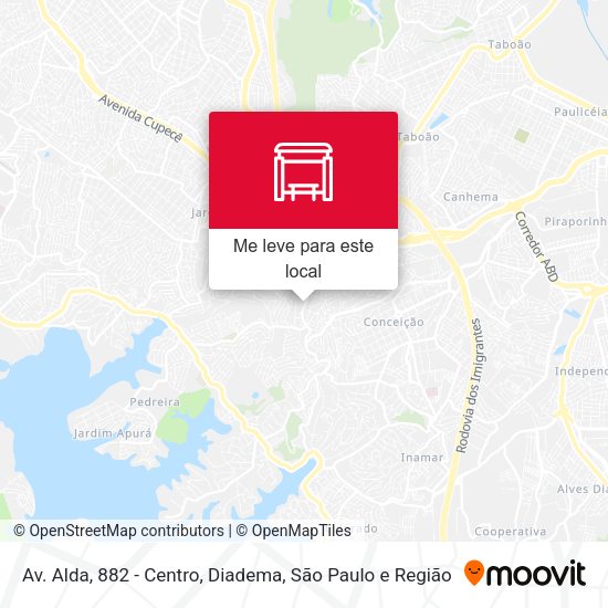 Av. Alda, 882 - Centro, Diadema mapa