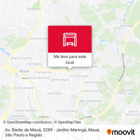 Av. Barão de Mauá, 3289 - Jardim Maringá, Mauá mapa