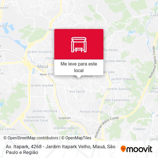 Av. Itapark, 4268 - Jardim Itapark Velho, Mauá mapa