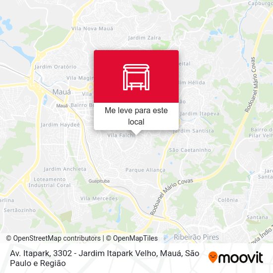 Av. Itapark, 3302 - Jardim Itapark Velho, Mauá mapa