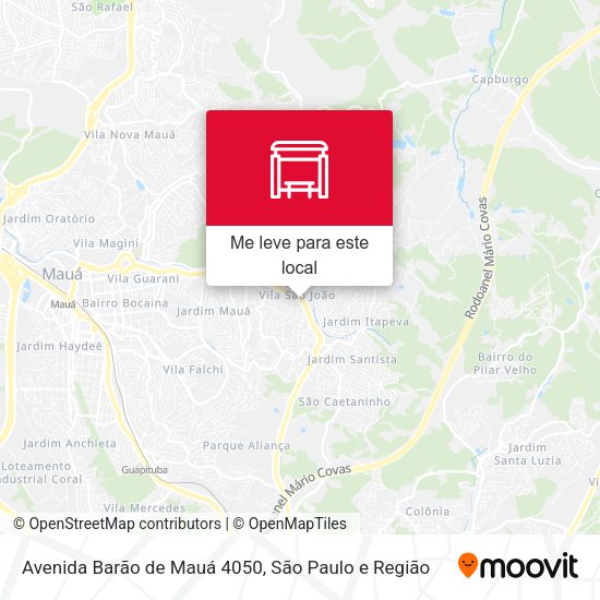 Avenida Barão de Mauá 4050 mapa