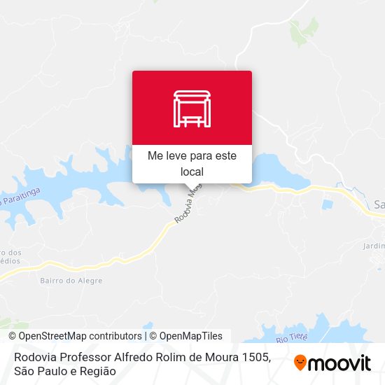 Rodovia Professor Alfredo Rolim de Moura 1505 mapa