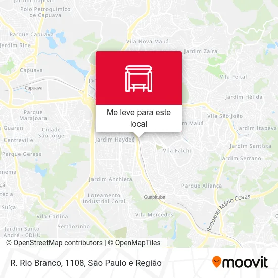 R. Rio Branco, 1108 mapa