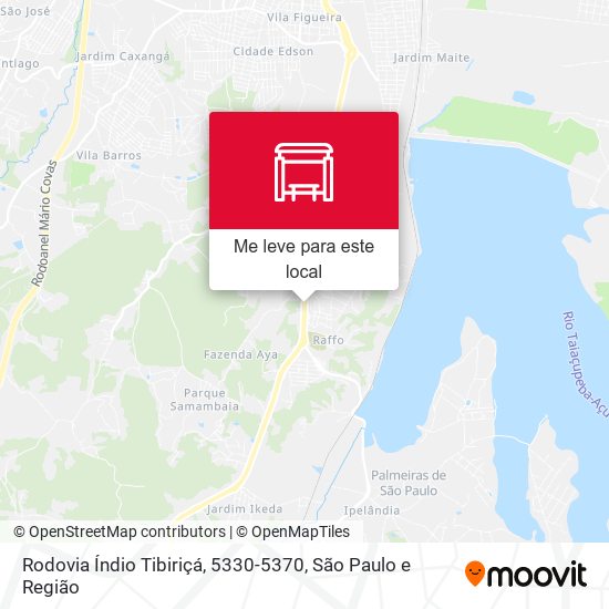 Rodovia Índio Tibiriçá, 5330-5370 mapa