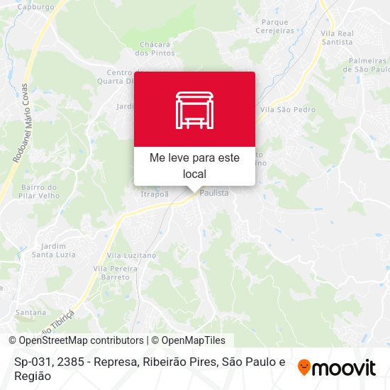 Sp-031, 2385 - Represa, Ribeirão Pires mapa