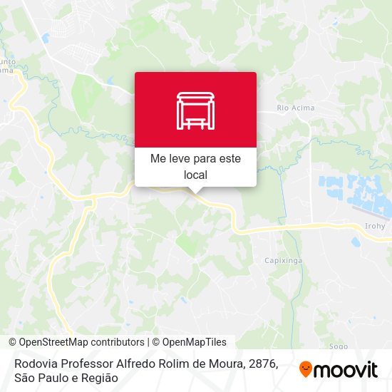 Rodovia Professor Alfredo Rolim de Moura, 2876 mapa