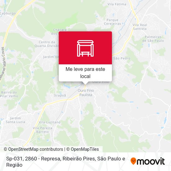 Sp-031, 2860 - Represa, Ribeirão Pires mapa