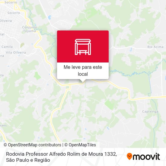 Rodovia Professor Alfredo Rolim de Moura 1332 mapa
