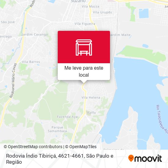 Rodovia Índio Tibiriçá, 4621-4661 mapa