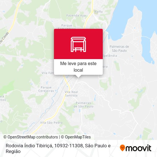 Rodovia Índio Tibiriçá, 10932-11308 mapa