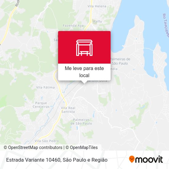 Estrada Variante 10460 mapa