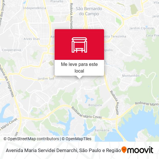 Avenida Maria Servidei Demarchi mapa