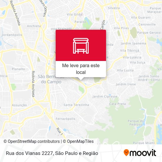 Rua dos Vianas 2227 mapa