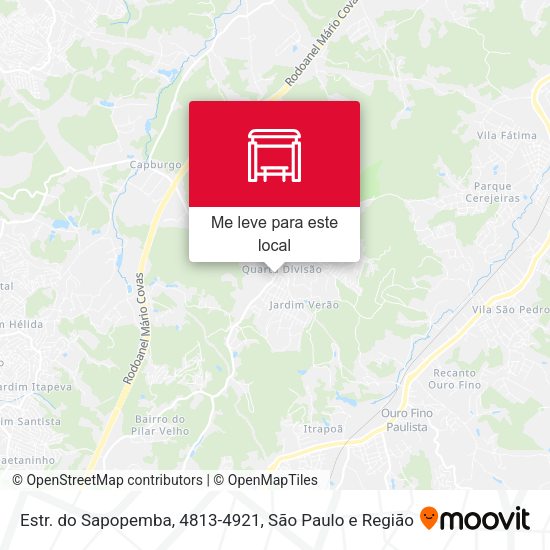 Estr. do Sapopemba, 4813-4921 mapa