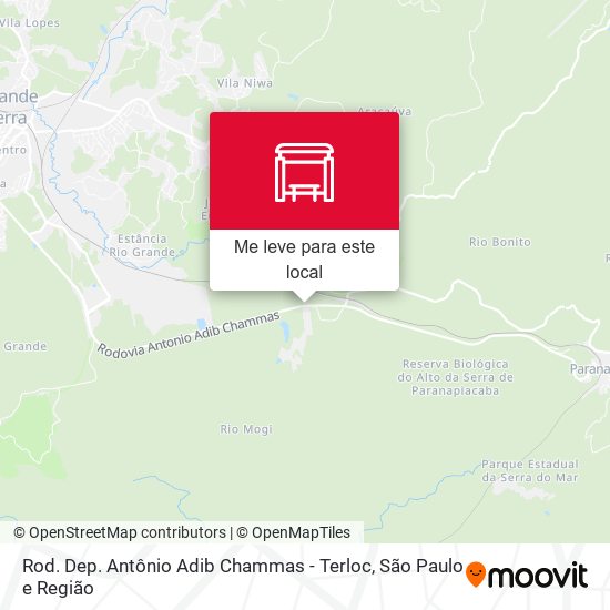 Rod. Dep. Antônio Adib Chammas - Terloc mapa