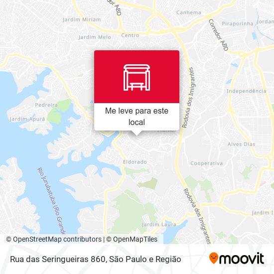 Rua das Seringueiras 860 mapa