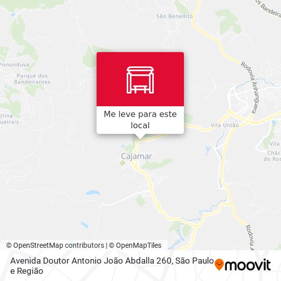 Avenida Doutor Antonio João Abdalla 260 mapa