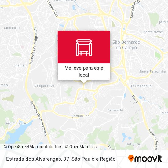 Estrada dos Alvarengas, 37 mapa