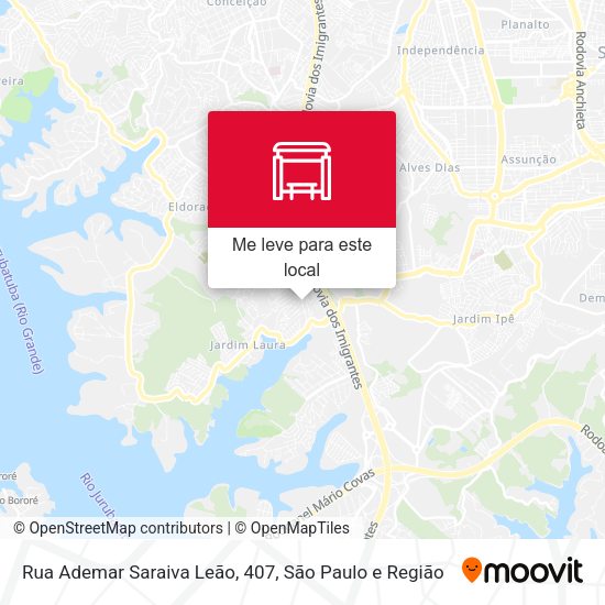 Rua Ademar Saraiva Leão, 407 mapa