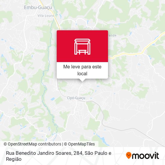 Rua Benedito Jandiro Soares, 284 mapa
