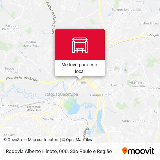 Rodovia Alberto Hinoto, 000 mapa